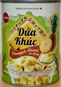 DUA  KHUC PINEAPPLE CHUNK IN SYRUP - Product | MM-Mart Japan