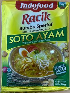 Indofood  Racik  Bumbu   Special  Soto  Ayam	 ( Yellow  Clear  Chicken  Soup ) - Product | MM-Mart Japan