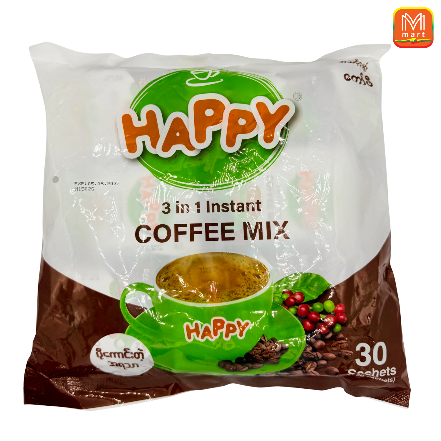 HAPPY Instant Coffee Mix (3 in 1) (Image 2) - Product | MM-Mart Japan