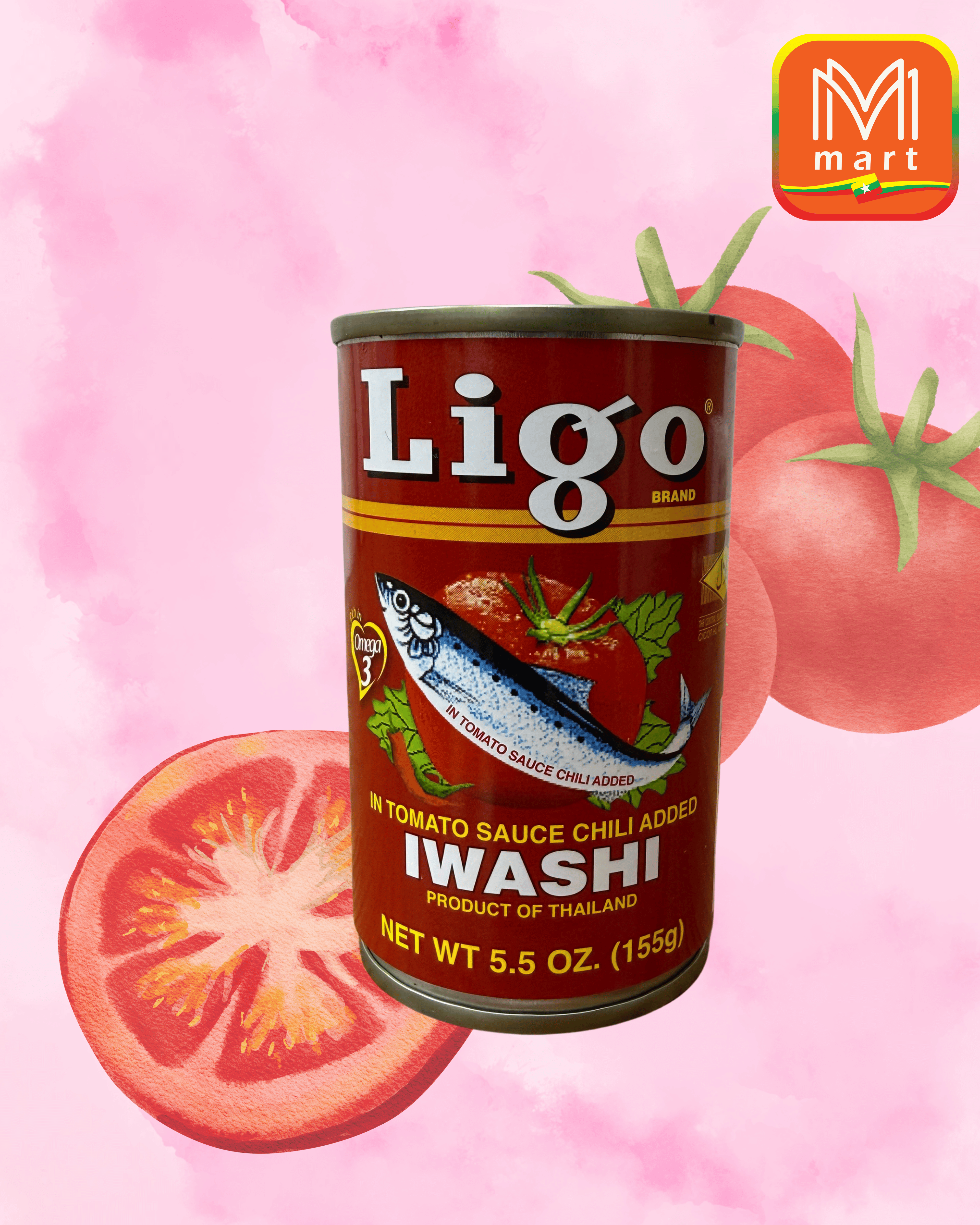 LIGO BRAND IN TOMATO SAUCE CHILLI ADDED 155g - Product | MM-Mart Japan