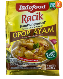 INDOFOOD RACIK OPOR AYAM CHICKEN IN SPICY COCONUT GRAVY 45g - Product | MM-Mart Japan