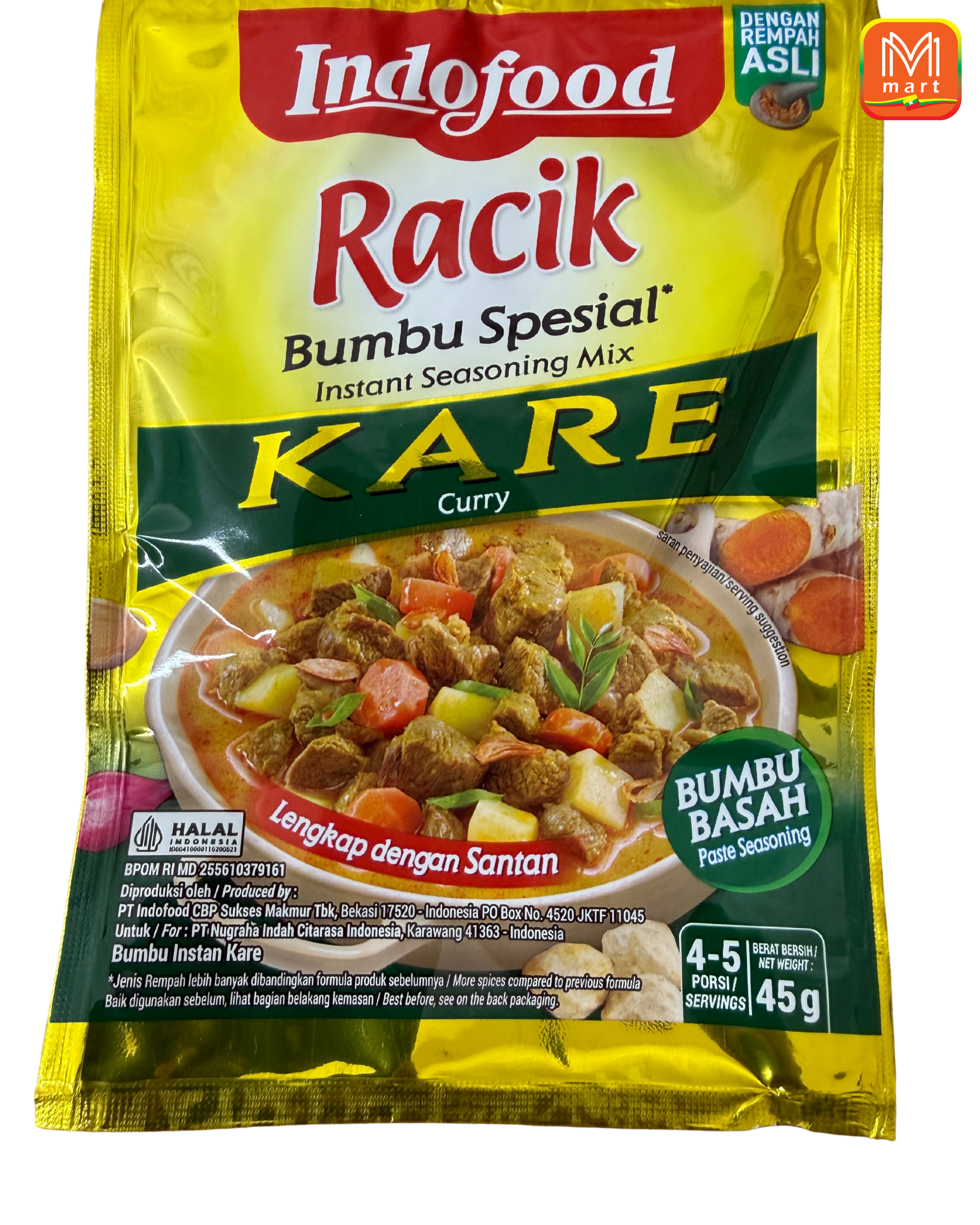 INDOFOOD RACIK KARE CURY 45g - Product | MM-Mart Japan