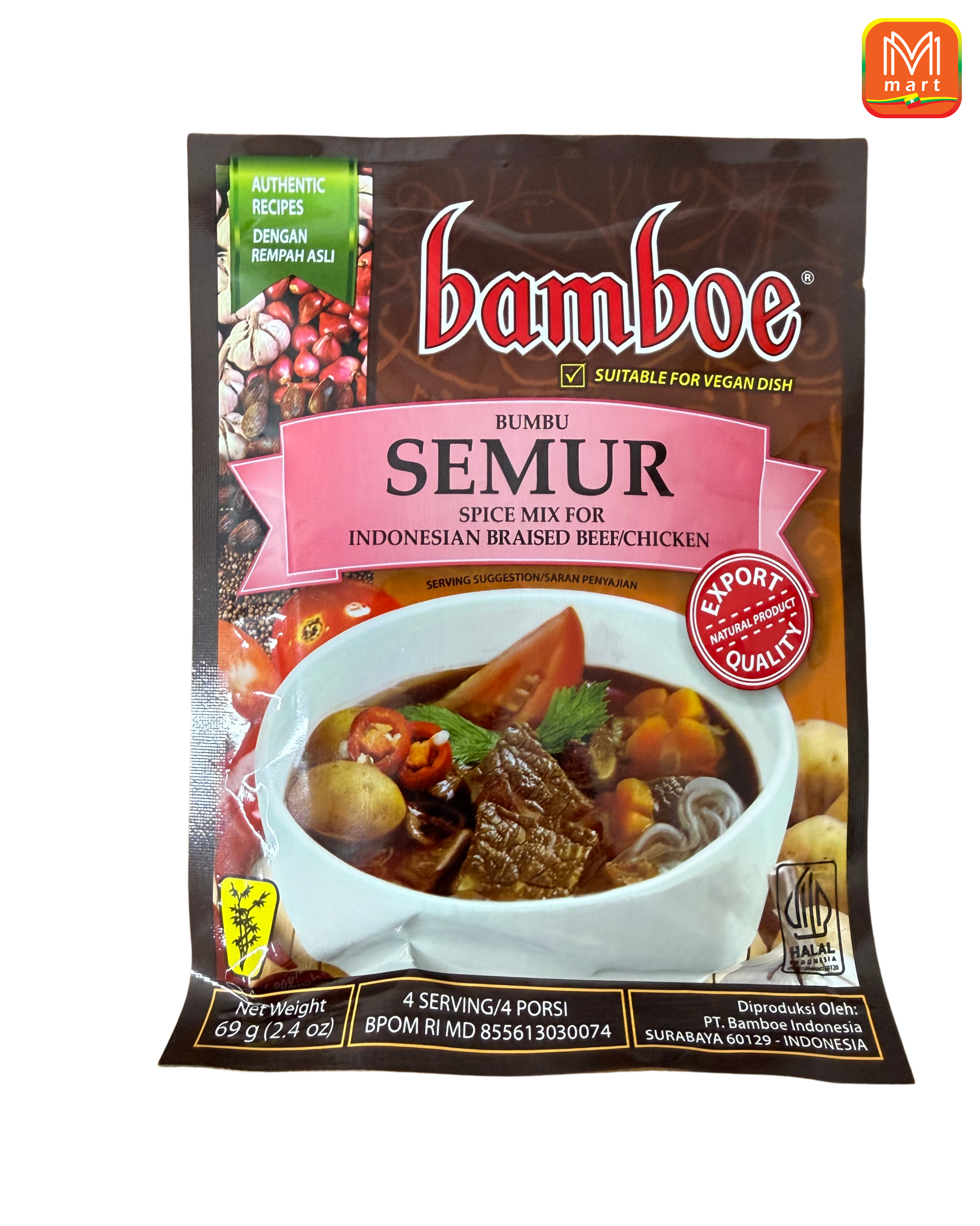 Bamboe Spice Mix for Indonesian Braised Beef/Chicken - Product | MM-Mart Japan