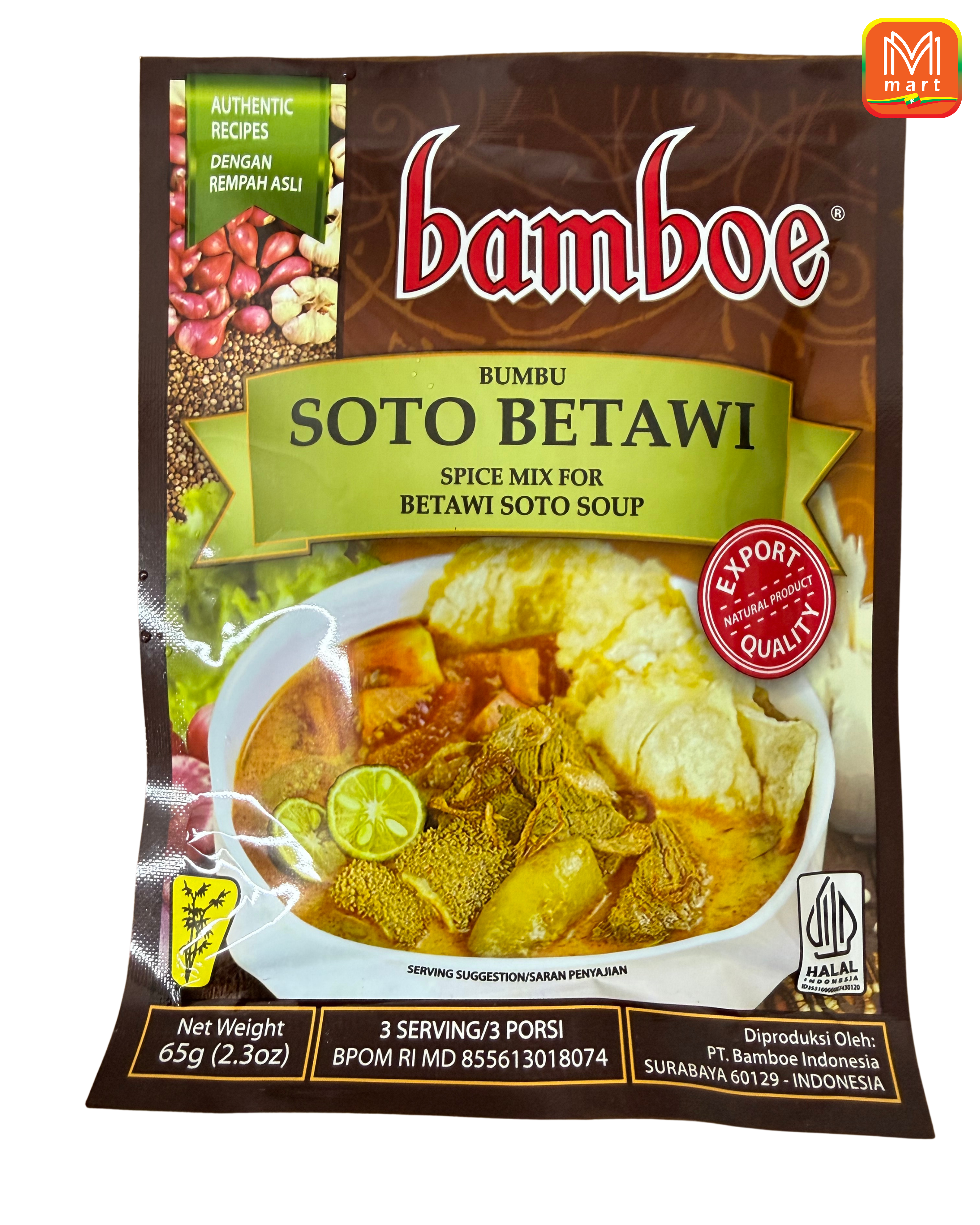Bamboe Spice Mix for Betawi Soto Soup - Product | MM-Mart Japan