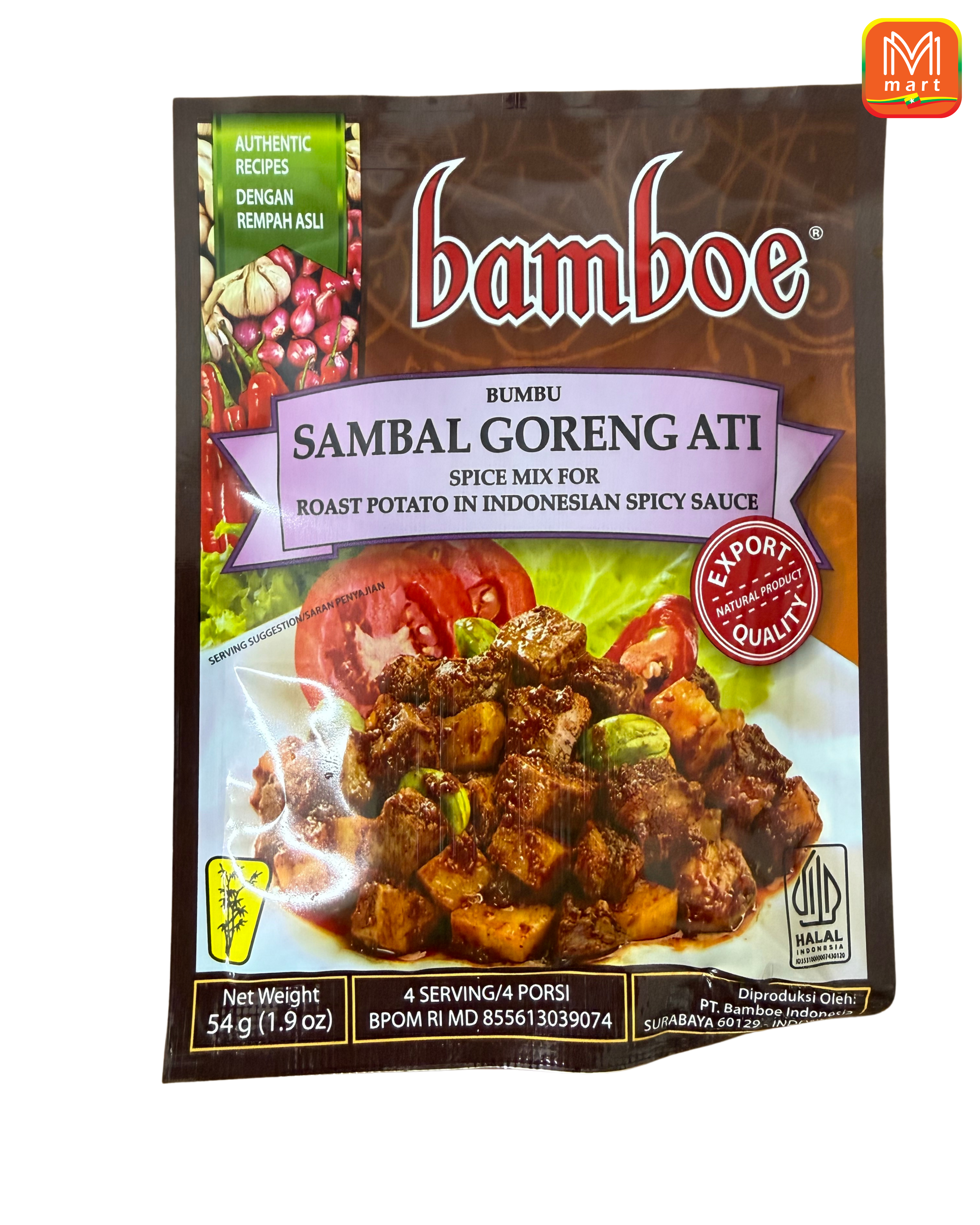 Bamboe Spice Mix for Roase Potato in Indonesian Spicy Sauce - Product | MM-Mart Japan