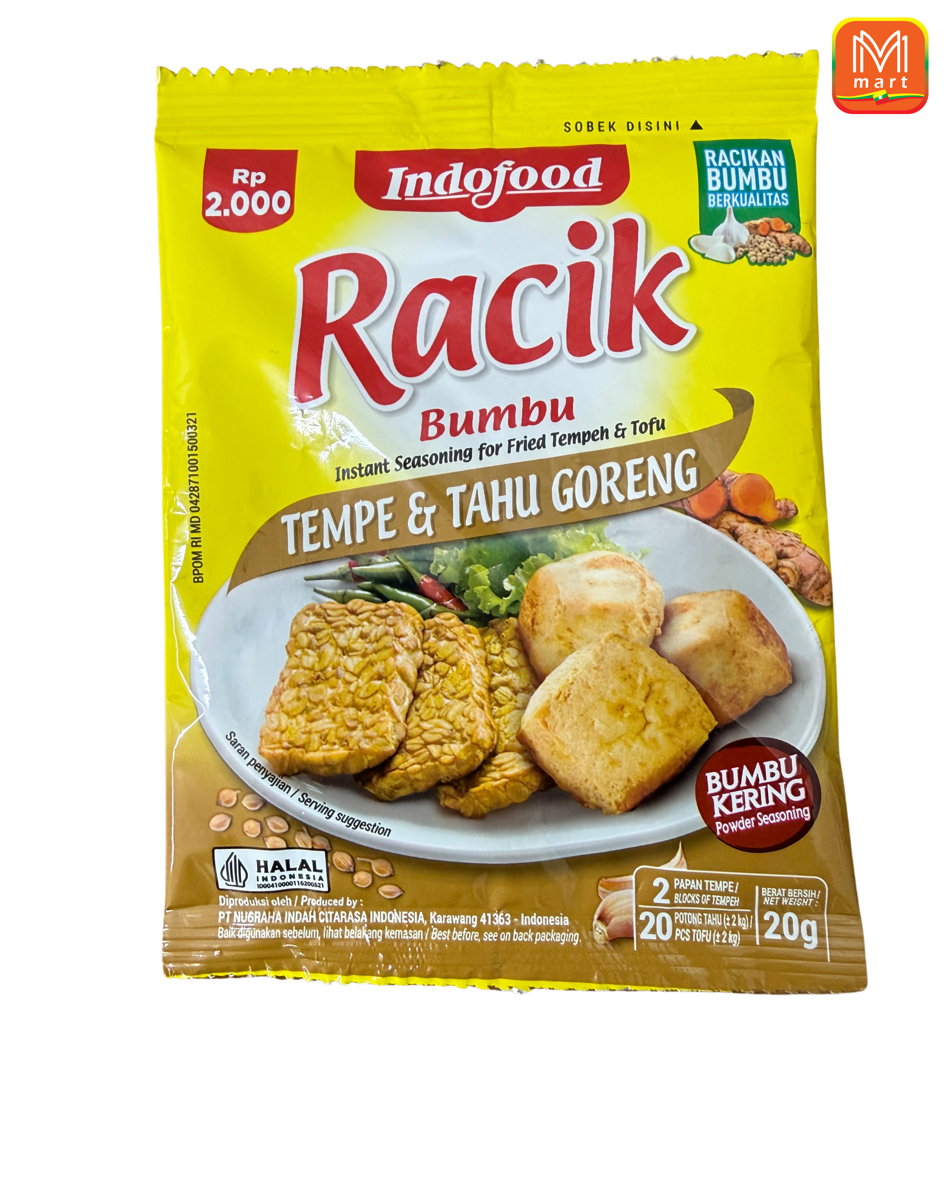 Indofood Racik Instant Seasoning for Fried Tempeh and Tofu - Product | MM-Mart Japan