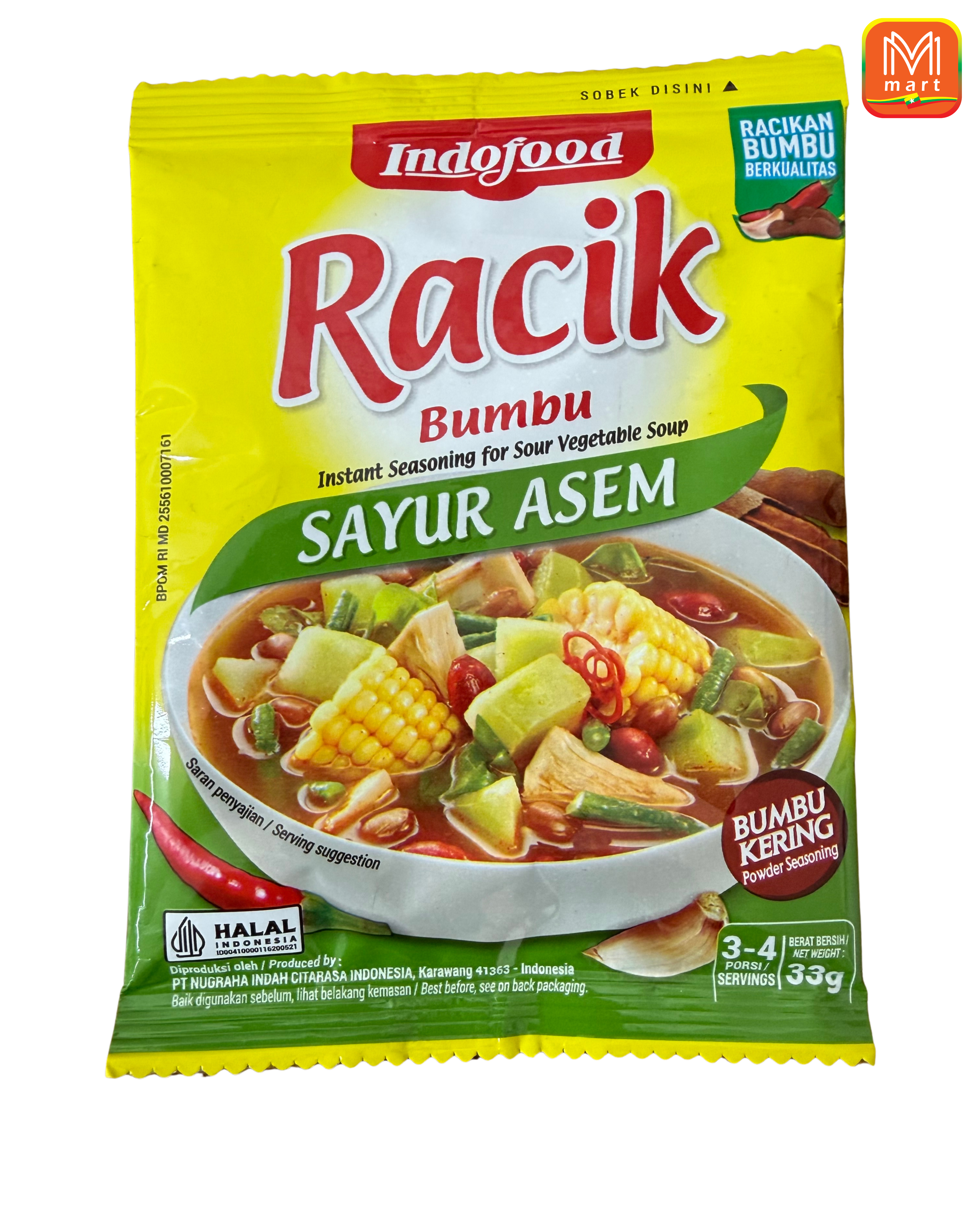 Indofood Racik Instant Seasoning for Sour Vegetable Soup - Product | MM-Mart Japan