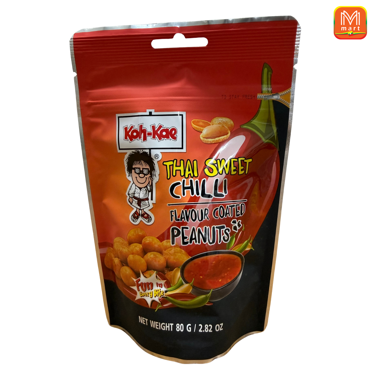 Koh-Kae Korean Thai Sweet Chilli  Flavour Coated Peanuts - Product | MM-Mart Japan