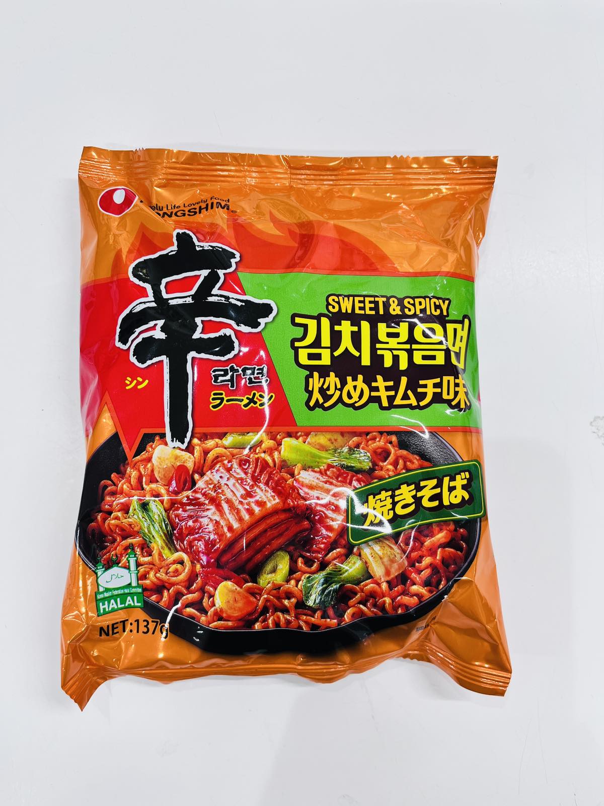 NONGSHIM Sweet&Spicy Noodle 137g - Product | MM-Mart Japan