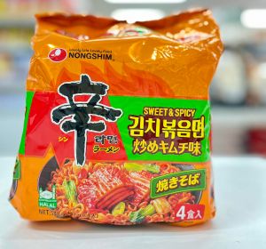 NONGSHIM Sweet&Spicy Noodle 4Pcs 548g - Product | MM-Mart Japan