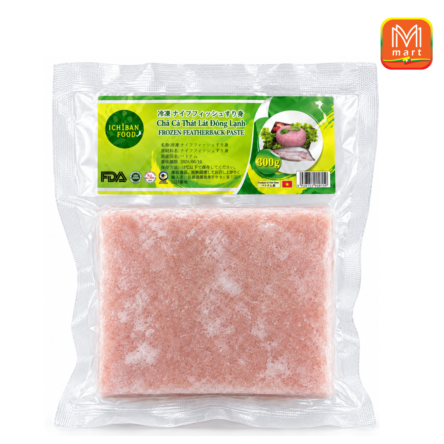 Ichiban Frozen Featherback Paste 300g - Product | MM-Mart Japan