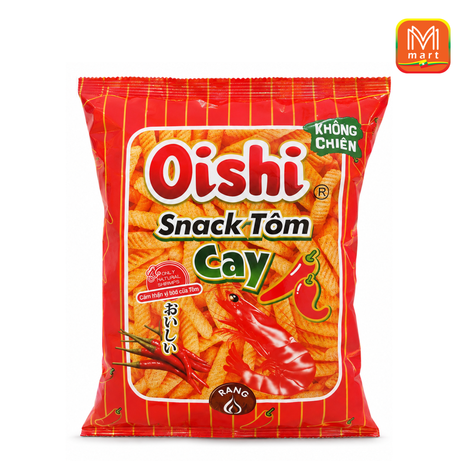 Oishi Shrimp Snack Tom Cay 34g - Default | MM-Mart Japan