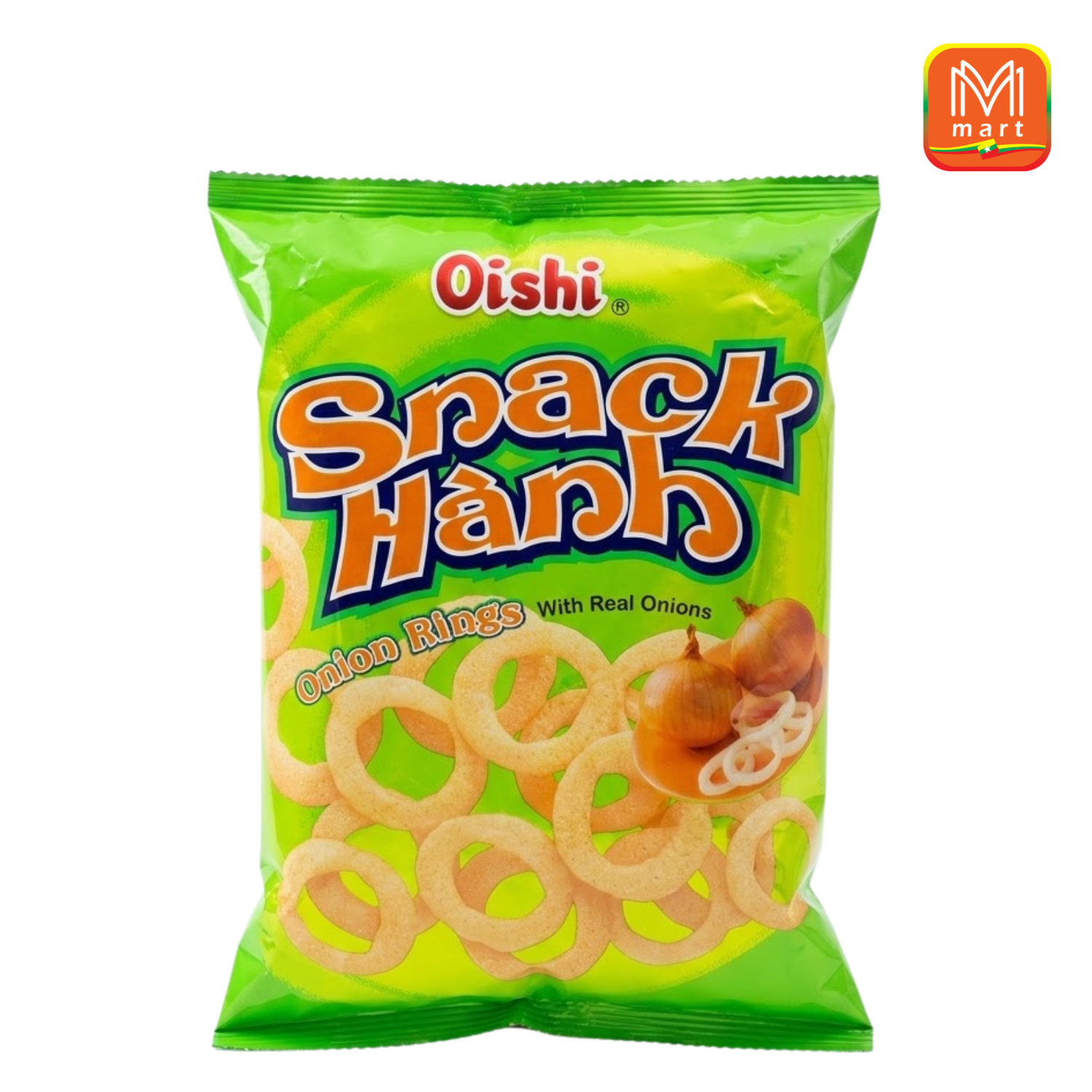 Oishi Onion Rings 34g - Default | MM-Mart Japan