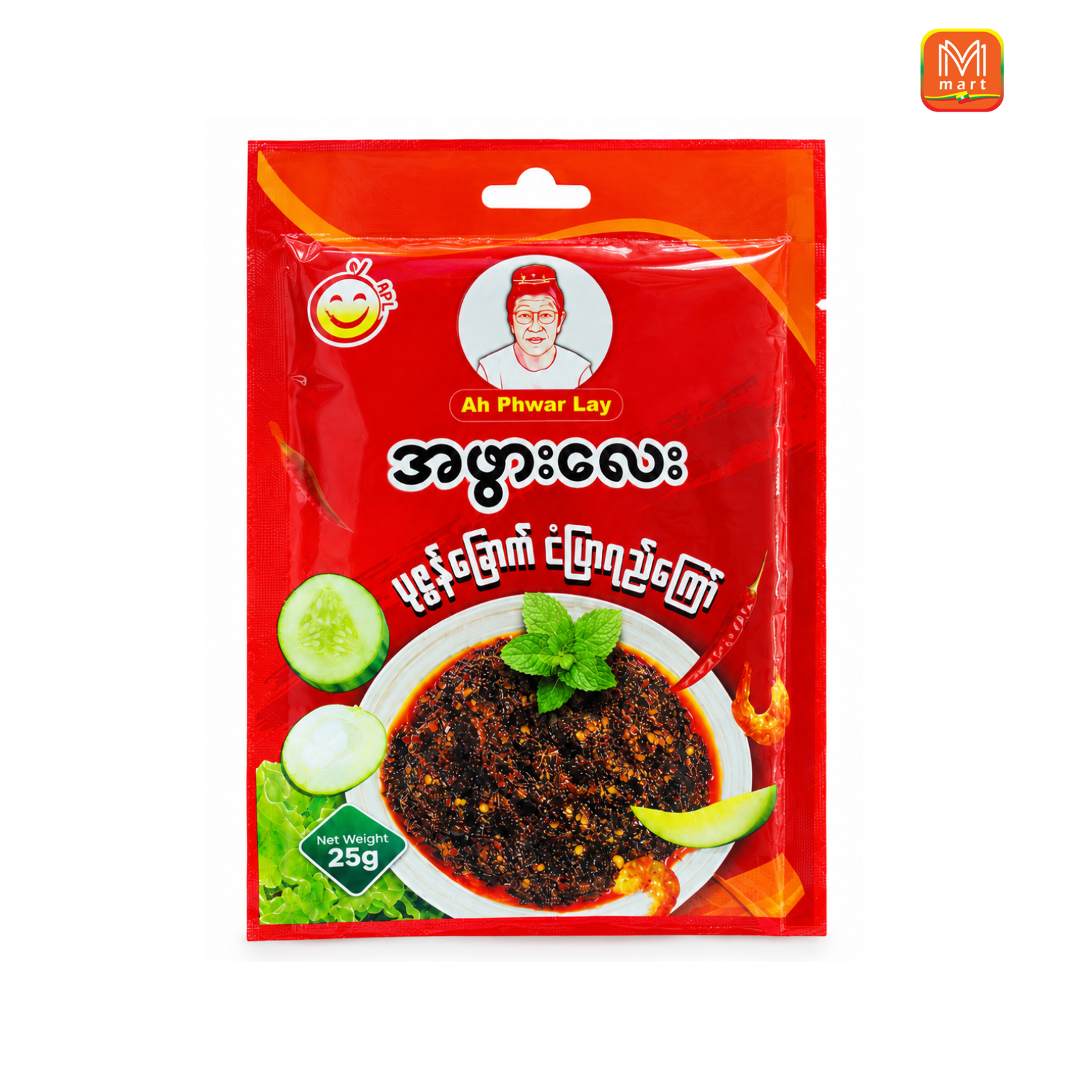 Ah Phwar lay  Fried Fish Sauce With Prawn 25g - Product | MM-Mart Japan