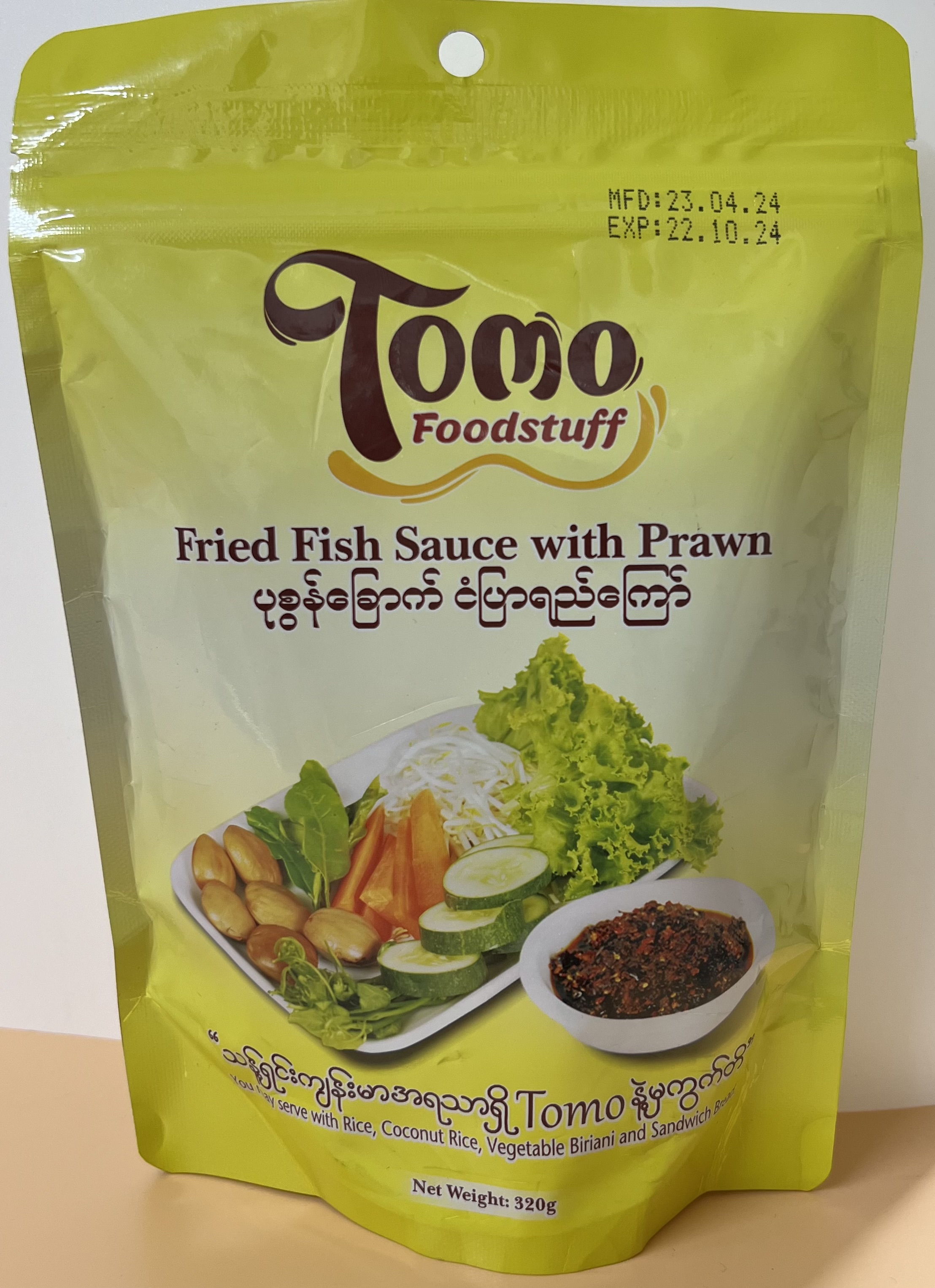 TOMO  Fried Fish Sauce  With Prawn 320g - Product | MM-Mart Japan