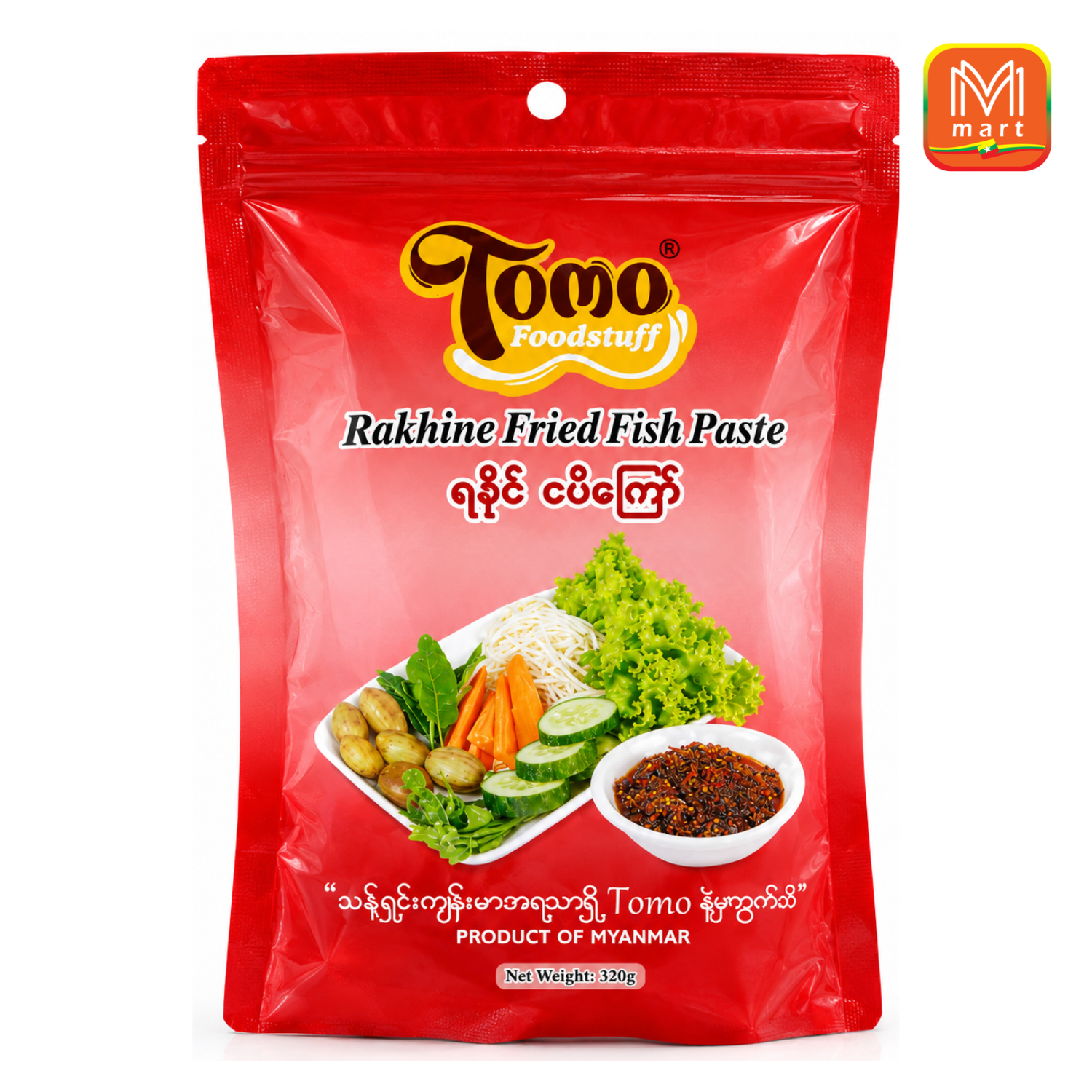 TOMO Rakhine Fried Fish Paste 320g - Default | MM-Mart Japan