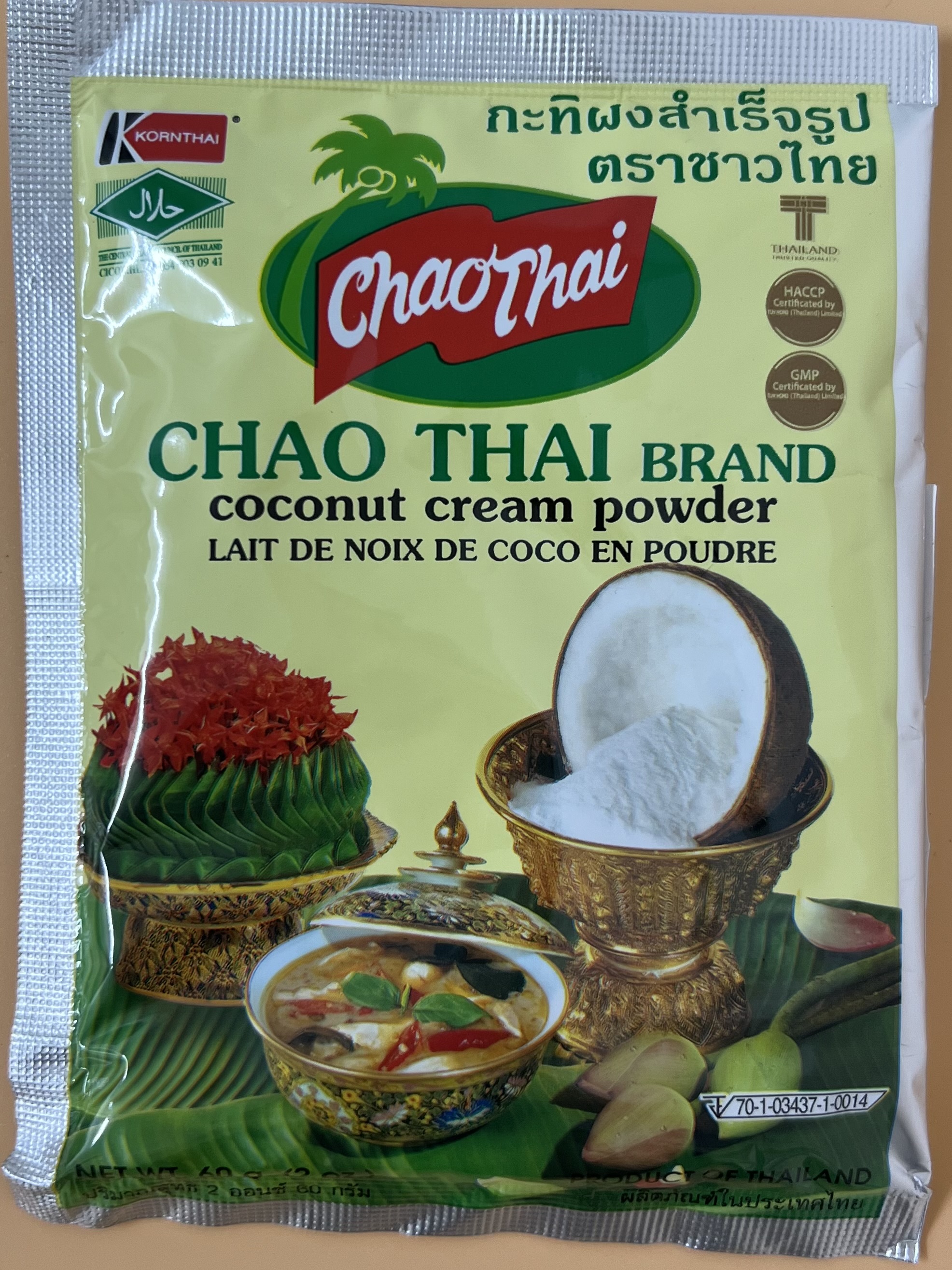 CHAO Thai Brand Coconut Cream Powder - Product | MM-Mart Japan