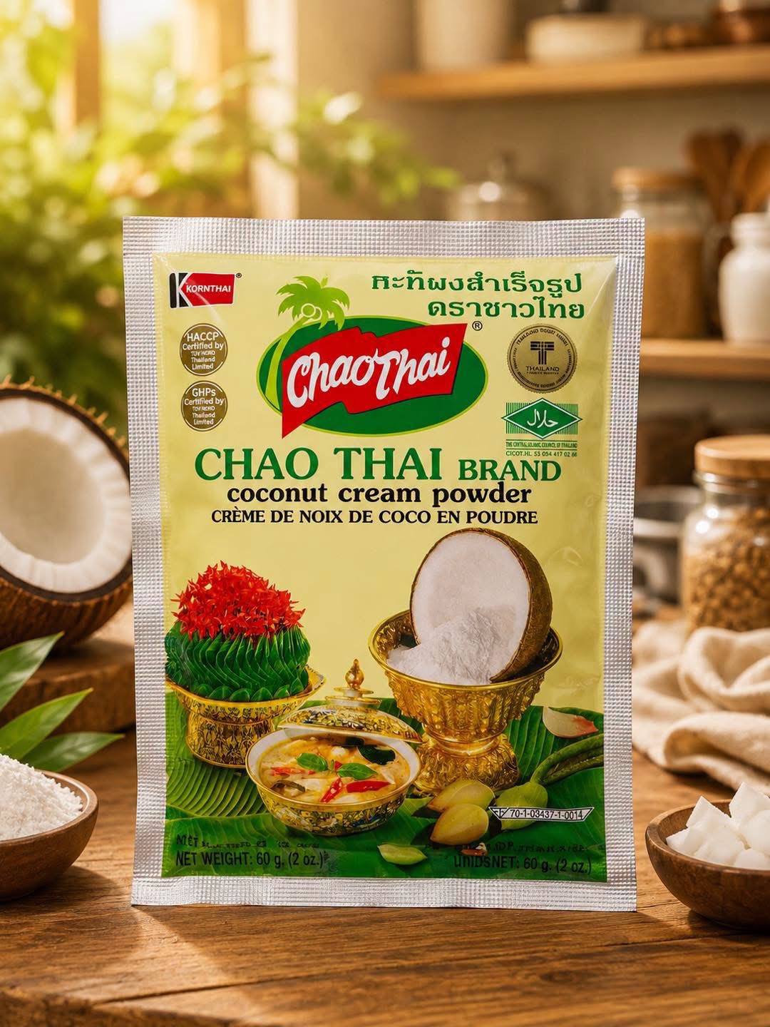 CHAO Thai Brand Coconut Cream Powder 60g - Product | MM-Mart Japan