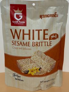 GOOD  TASTE  White 	 Sesame Brittle - Product | MM-Mart Japan