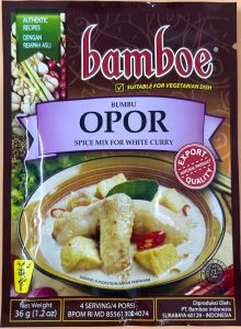 BAMBOE OPOR  (spice mix for white curry) - Product | MM-Mart Japan