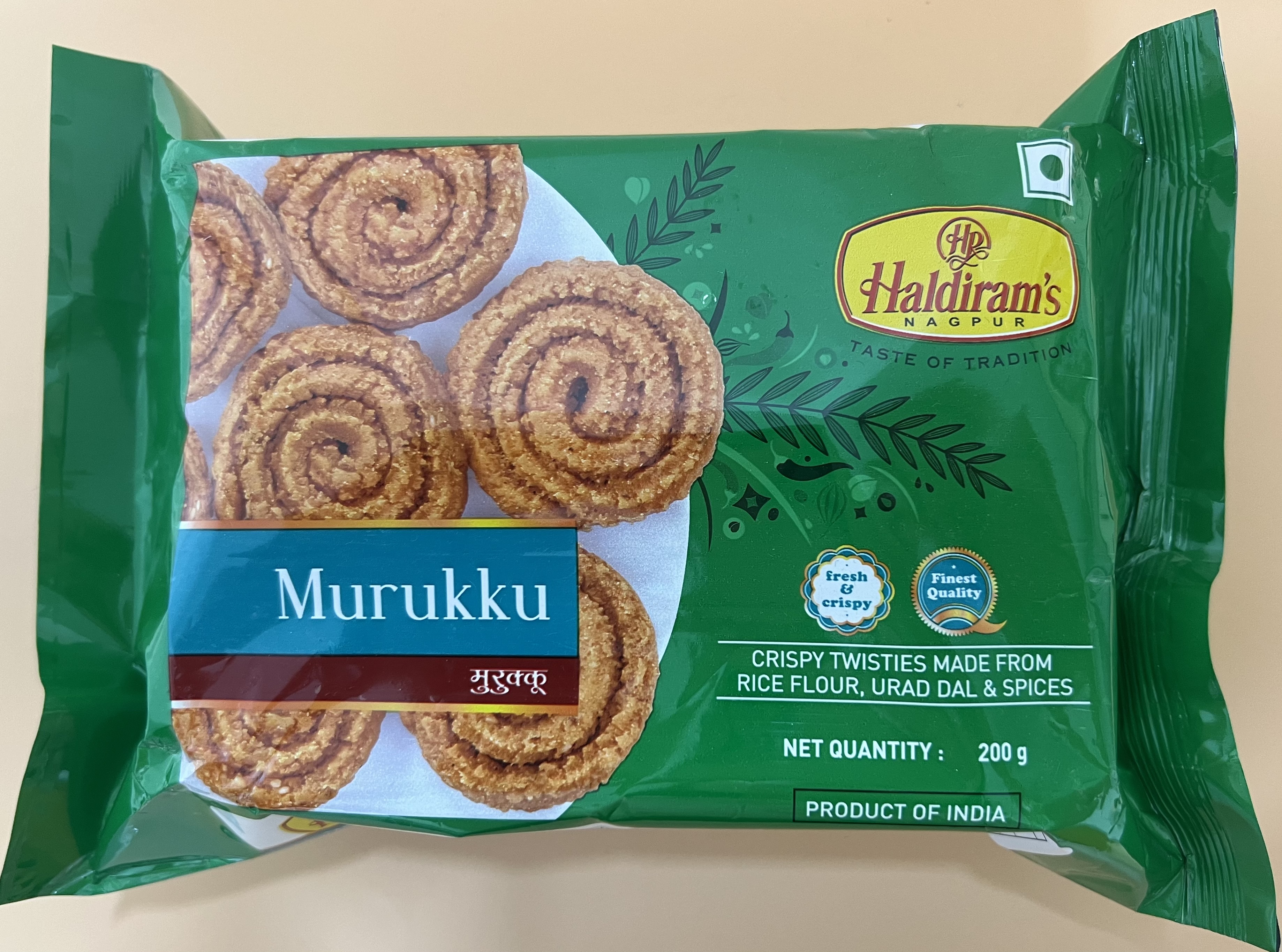 Haldiram's Murukku (Crispy Twisties From  Rice Flour , Urad Dal & Spices ) - Product | MM-Mart Japan