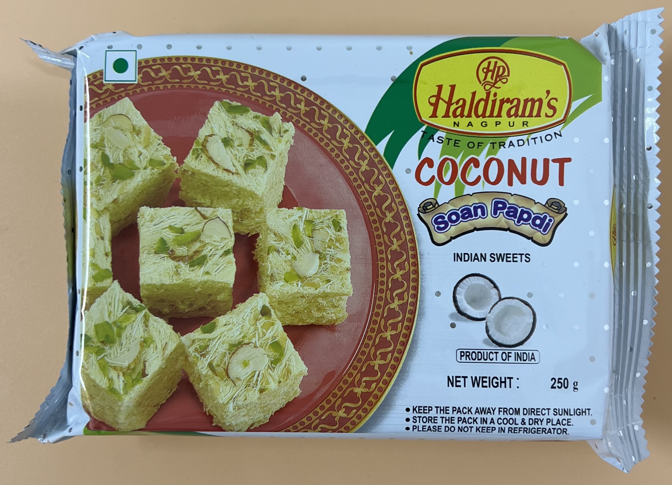Haldiram's Coconut  Soan Papdi ( Indian Sweets) - Product | MM-Mart Japan