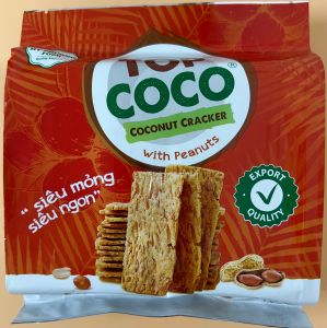 TOP  COCO  Coconut	 Cracker  with Peanuts - Product | MM-Mart Japan
