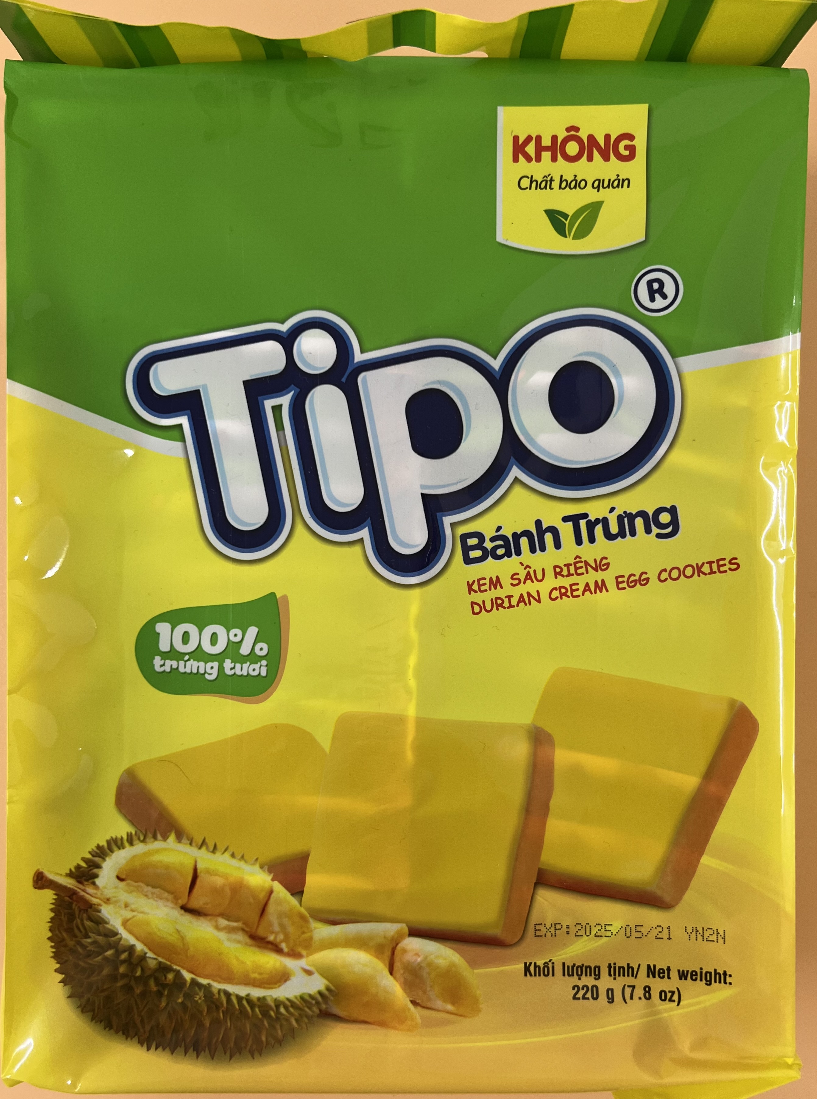 Tipo Durian Cream Egg Cookies - Product | MM-Mart Japan