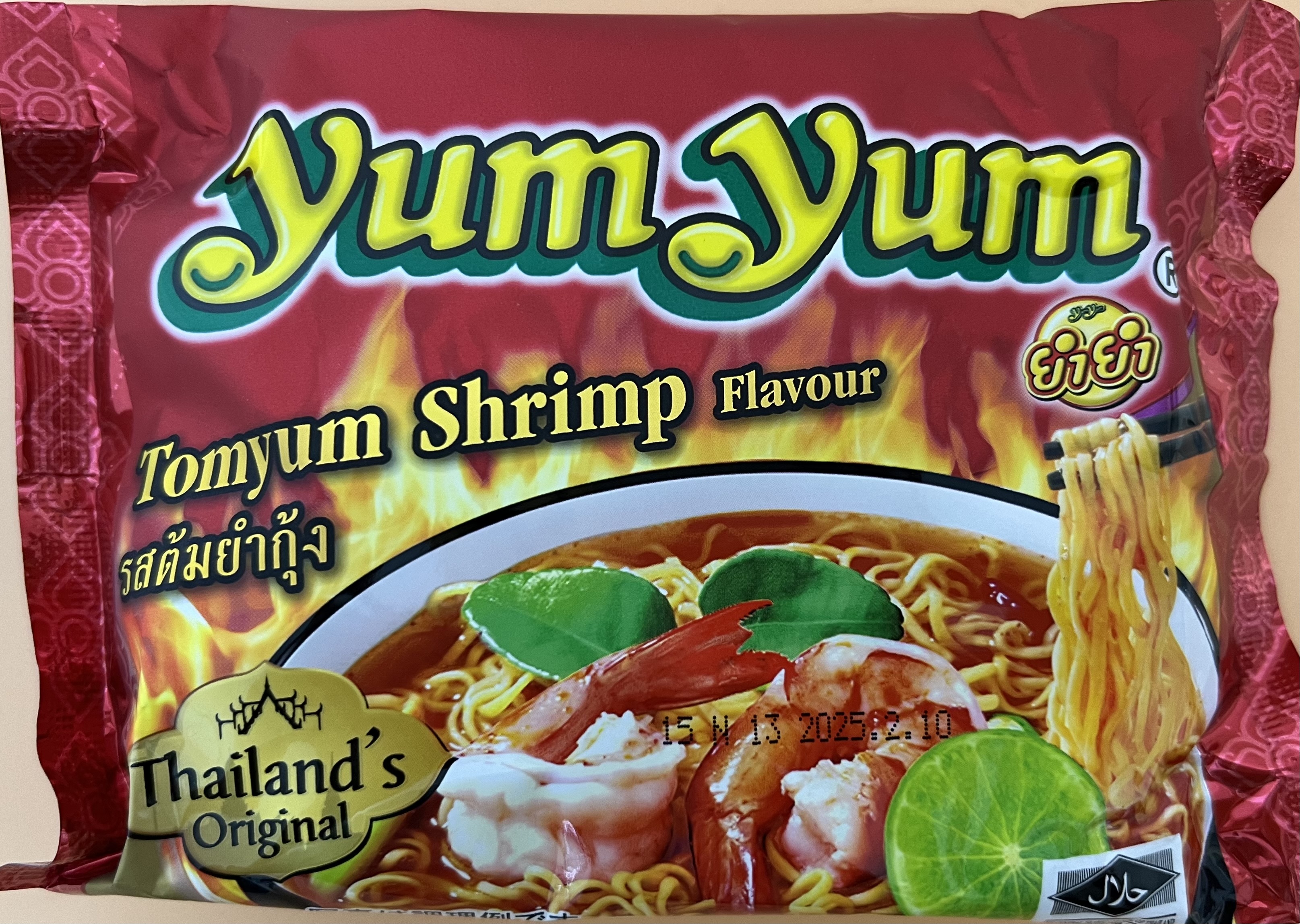 YUM YUM Tomyum Shrimp Flavour  1pcs - Product | MM-Mart Japan