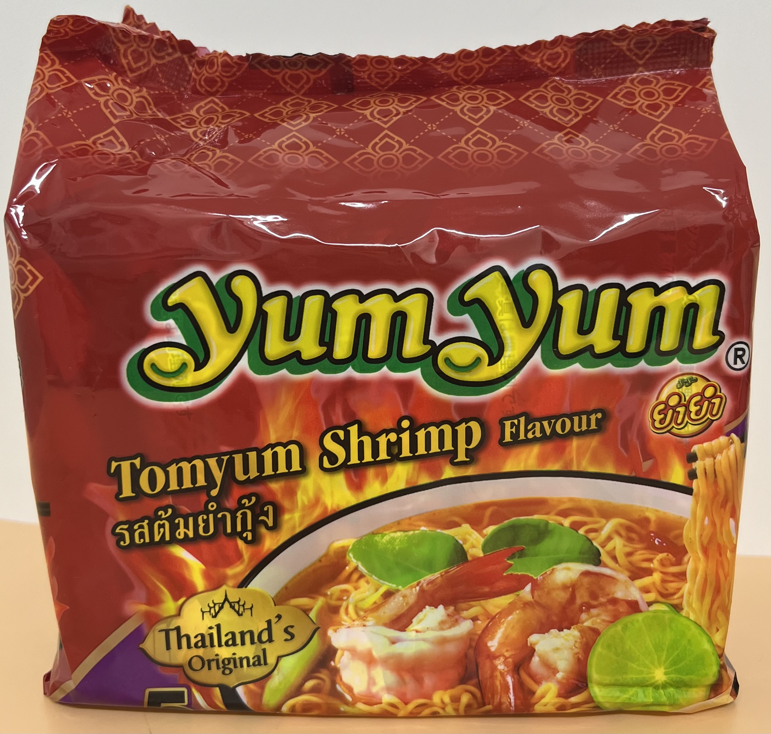 YUM YUM Tomyum Shrimp Flavour 5pcs - Product | MM-Mart Japan