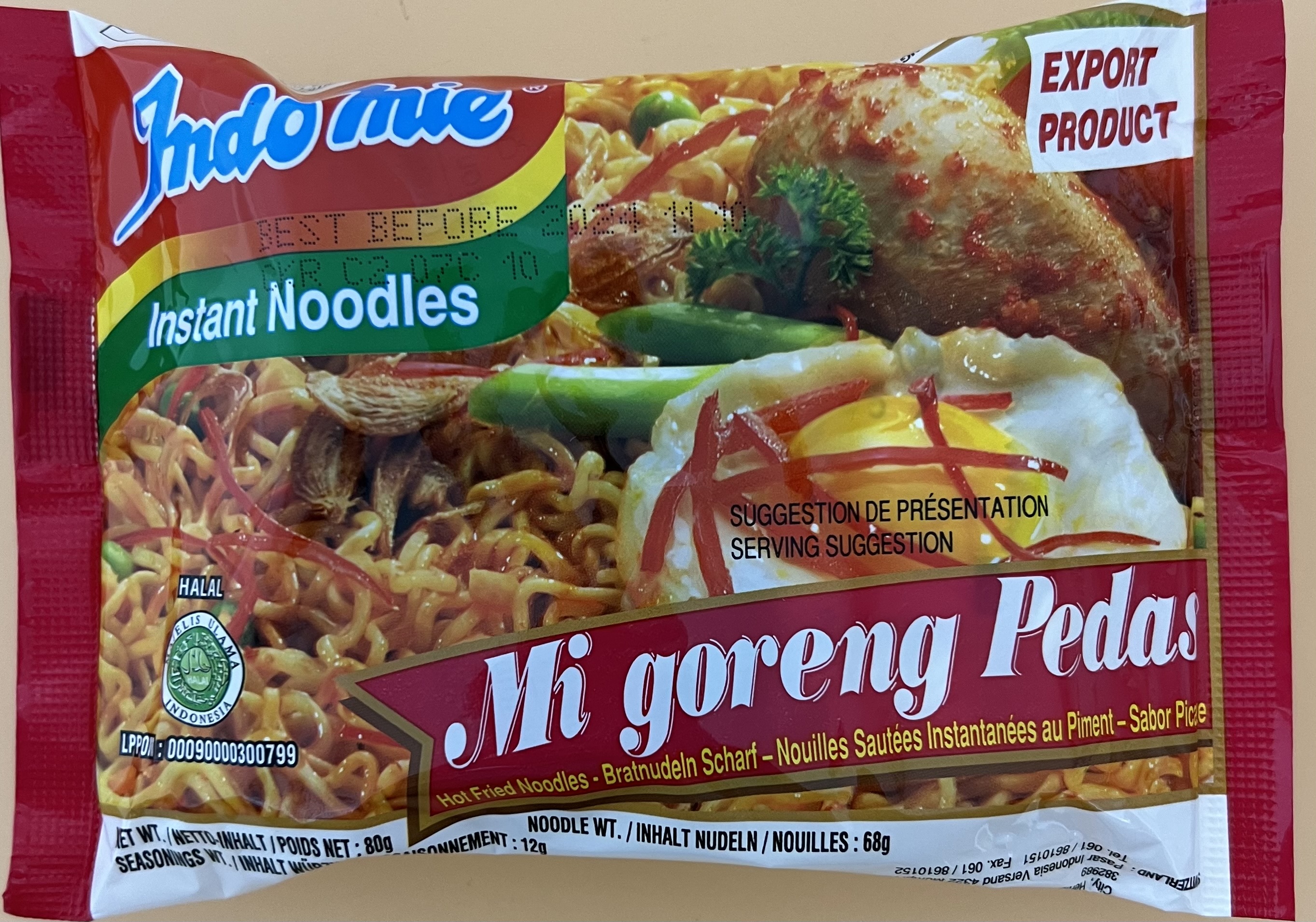 Mi  Goreng  Hot Fried	 Noodles - Product | MM-Mart Japan