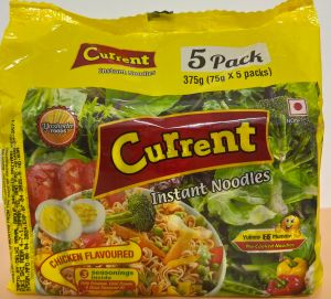 CURRENT  Chicken Flavoured  Noodles  5 pack (75g x 5 packs) - Product | MM-Mart Japan