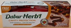 Dabur Herb'l   Clove  Natural Toothpaste  For   Cavity  Protection - Product | MM-Mart Japan