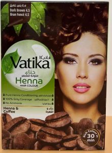 Vatika   Hair   Colour	 Henna  &  Coffee - Product | MM-Mart Japan
