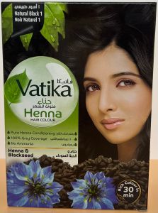 Vatika   Hair Colour	Henna  &  Blackseed - Product | MM-Mart Japan