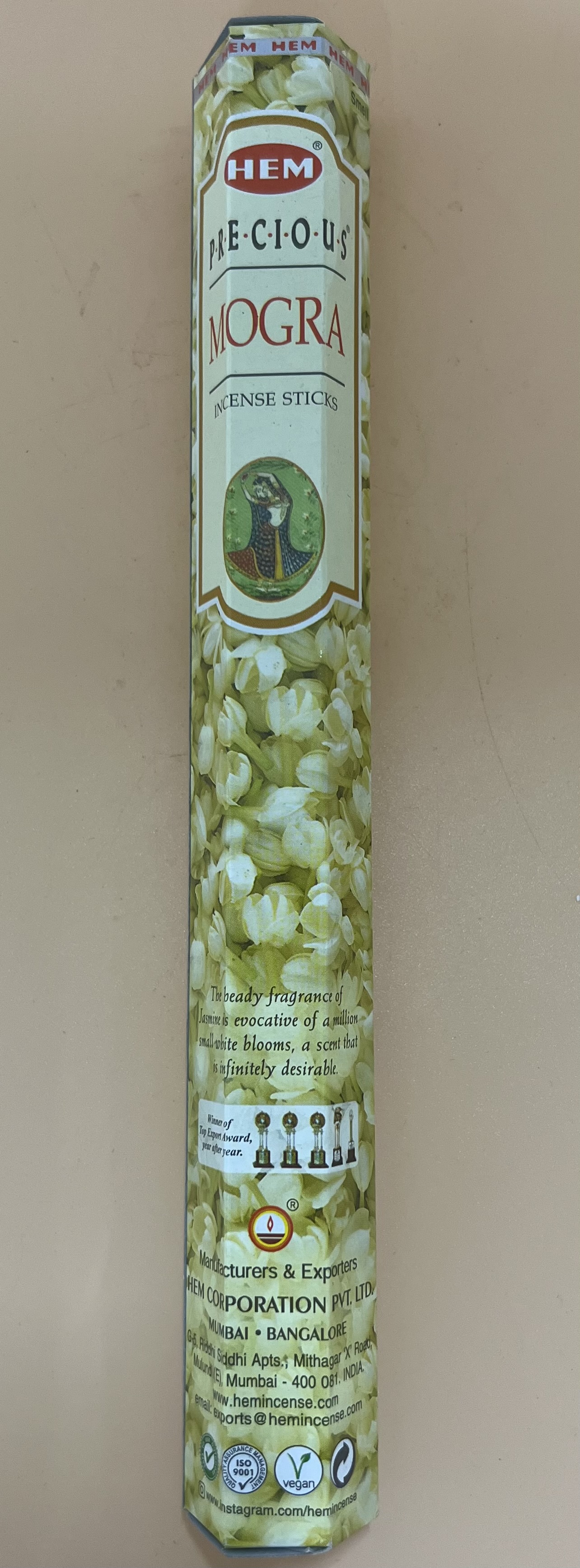 HEM  Mogra  Incense	 Sticks - Product | MM-Mart Japan